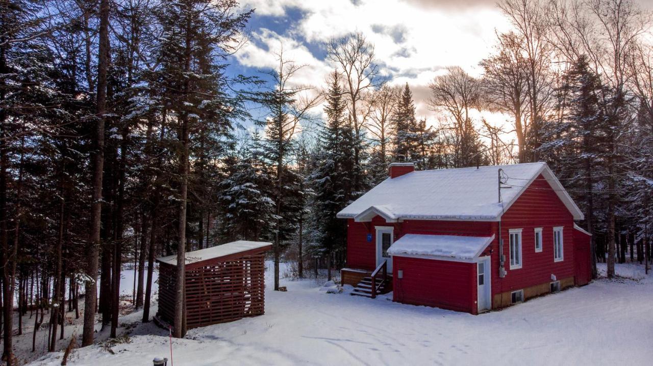 Les Chalets Tourisma - Chalet Dans Les Bois Avec Lac Prive - Le Colibri Saint-Raymond Exteriér fotografie